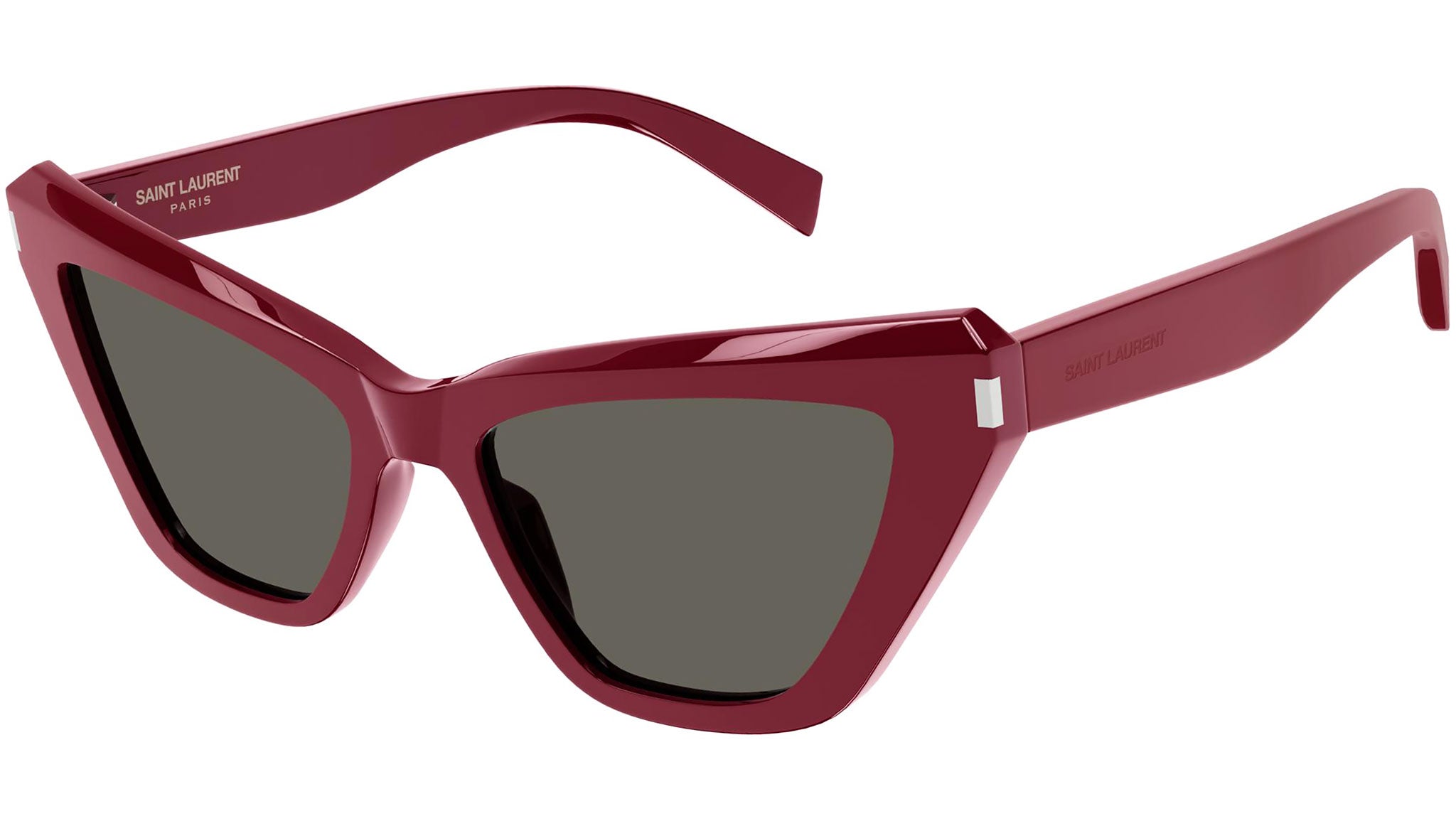 Yves Saint Laurent deals retro slim cat-eye cherry red sunglasses