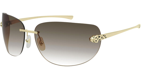 Cartier CT0266S 004 Shiny Gold Sunglasses