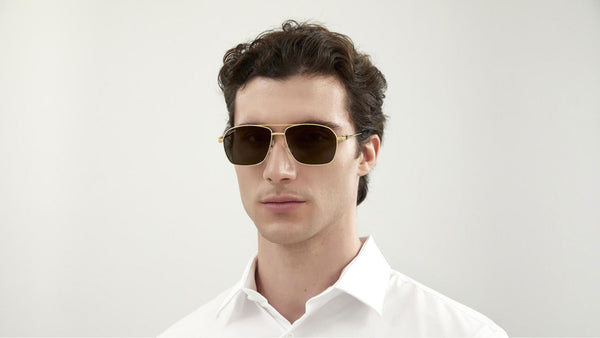 Cartier CT0306S 003 Shiny Gold Sunglasses