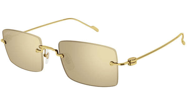 Cartier CT0367S 002 Gold Sunglasses