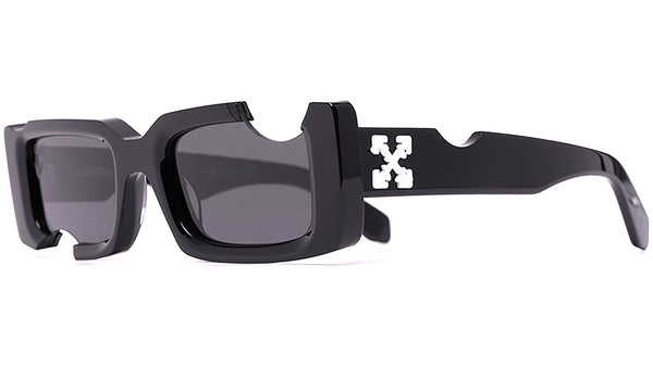 Off-White Cady: occhiale da sole nero squadrato cut con lenti fumo –   - eyewear store