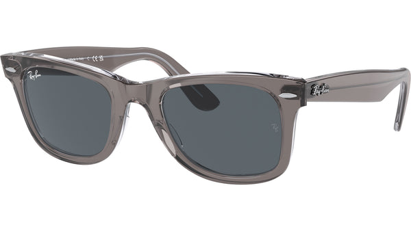 Ray-Ban Wayfarer Sunglasses RB2140 1355R5 Grey On Transparent