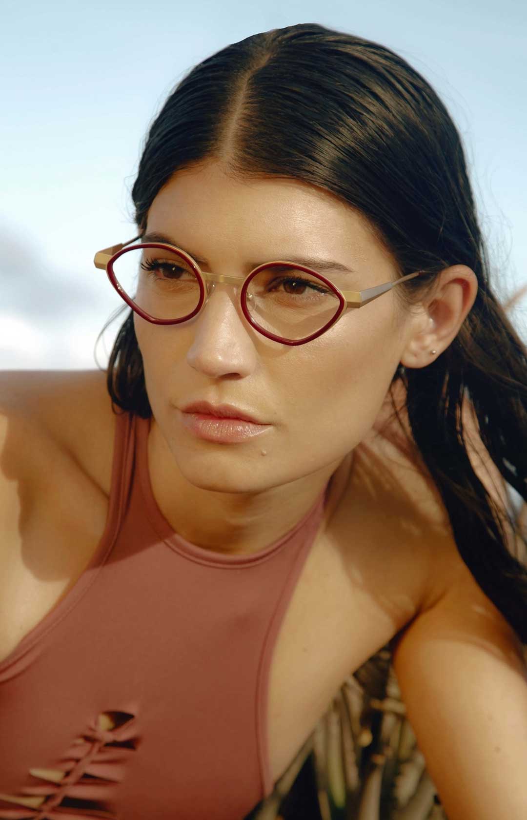 women's geometric glasses