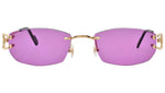 CT0344O shiny gold Custom Lens purple