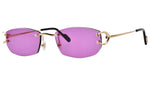 CT0344O shiny gold Custom Lens purple