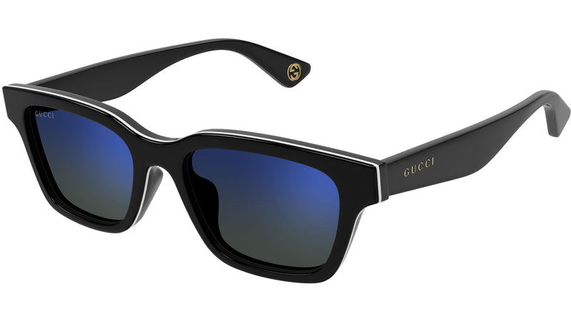 Gucci GG1134S 001 Black Blue Sunglasses