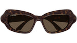 BB0354S 002 Dark Havana Brown