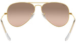 Aviator Gradient RB3025 001/3E Gold Silver Pink