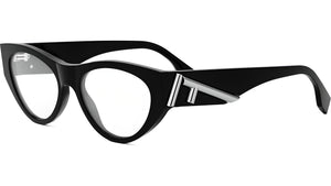 Fendi First FE50092I 001 Black Cat Eye Eyeglasses