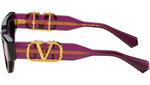 V DUE purple yellow gold