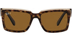 Inverness RB2191 129257 havana on transparent brown