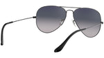 Aviator Gradient RB3025 004/78 Gunmetal Blue