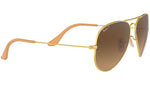 Aviator Gradient RB3025 112/M2 Gold Brown