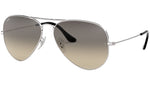 Aviator Gradient RB3025 003/32 Silver Grey