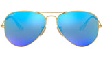 Aviator Flash Lenses RB3025 112/4L Matte Gold Blue