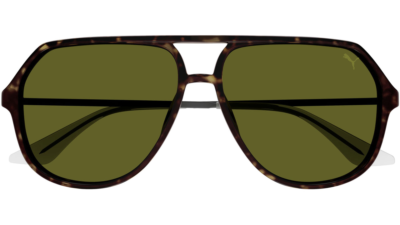 PU0460S 002 Dark Havana Green