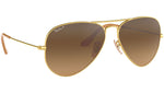 Aviator Gradient RB3025 112/M2 Gold Brown