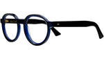 1384 Optical 01 Black on Blue