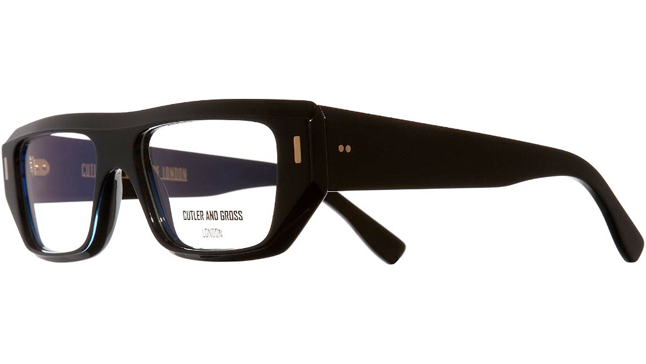 1367 Optical 05 Black on Blue