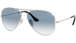 Aviator Gradient RB3025 003/3F Silver Blue