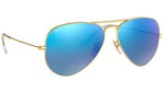 Aviator Flash Lenses RB3025 112/17 Matte Gold Blue