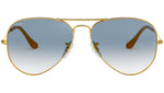 Aviator Gradient RB3025 001/3F Gold Blue