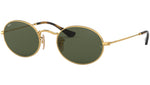 Oval Flat Lenses RB3547N 001 Gold Green