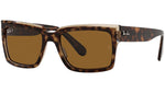 Inverness RB2191 129257 havana on transparent brown