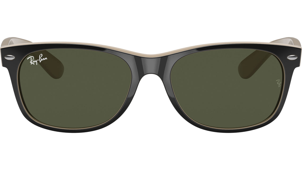 New Wayfarer Color Mix RB2132 black on beige