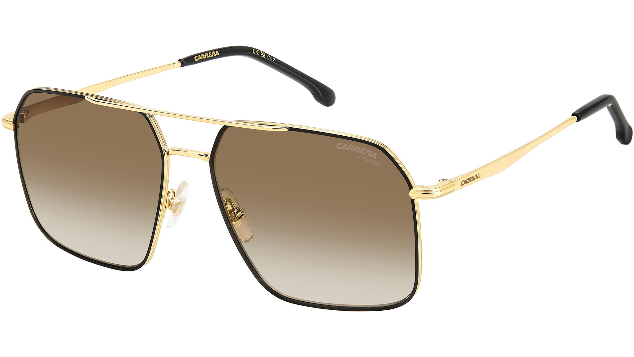 Carrera 1018/S 2M2 Black Gold Sunglasses