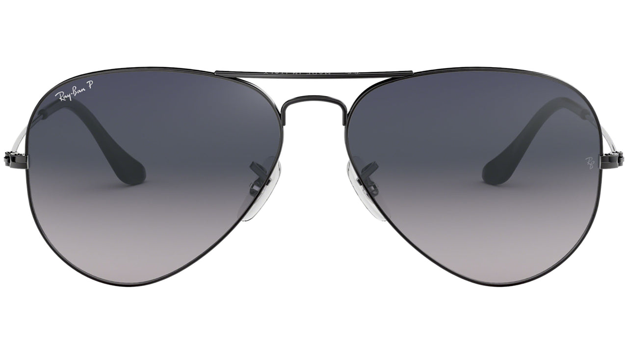 Aviator Gradient RB3025 004/78 Gunmetal Blue