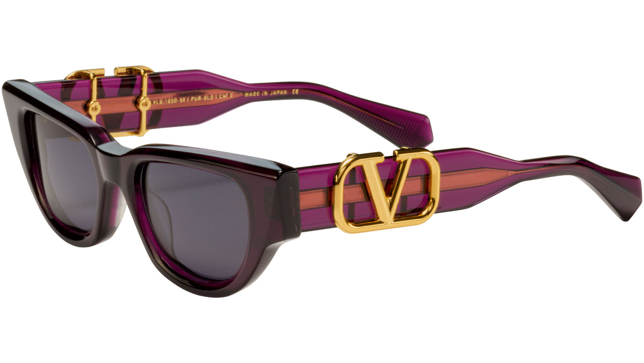 V DUE purple yellow gold