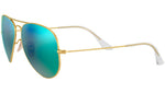 Aviator Flash Lenses RB3025 112/19 Matte Gold Green