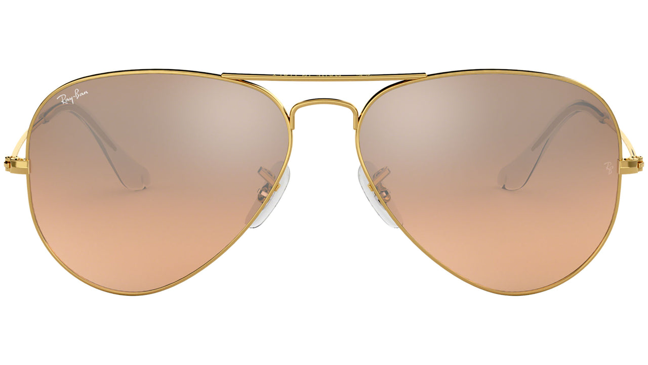 Aviator Gradient RB3025 001/3E Gold Silver