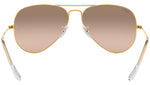 Aviator Gradient RB3025 001/3E Gold Silver