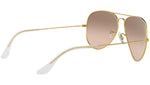 Aviator Gradient RB3025 001/3E Gold Silver