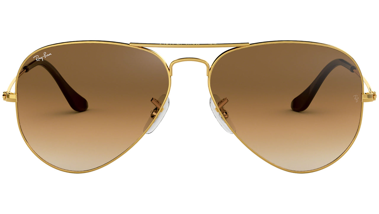 Aviator Gradient RB3025 001/51 Gold Brown