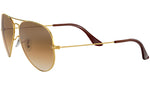 Aviator Gradient RB3025 001/51 Gold Brown