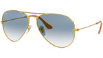 Aviator Gradient RB3025 001/3F Gold Blue