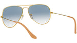 Aviator Gradient RB3025 001/3F Gold Blue