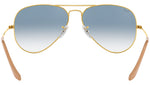 Aviator Gradient RB3025 001/3F Gold Blue