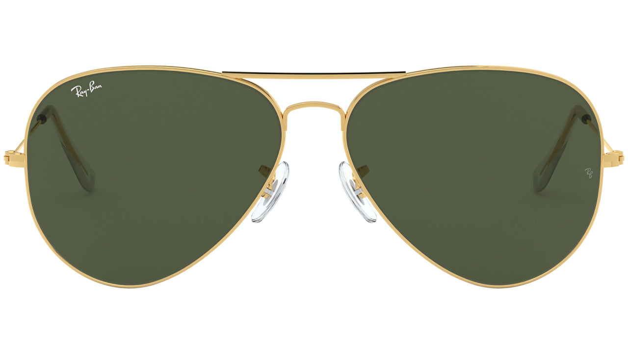 Aviator Large Metal II RB3026 L2846 Gold Green