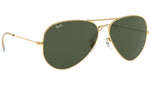 Aviator Large Metal II RB3026 L2846 Gold Green