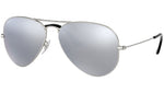 Aviator Mirror RB3025 019/W3 Matte Silver Grey