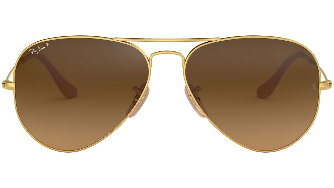 Aviator Gradient RB3025 112/M2 Gold Brown