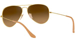 Aviator Gradient RB3025 112/M2 Gold Brown