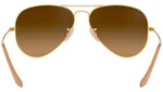 Aviator Gradient RB3025 112/M2 Gold Brown