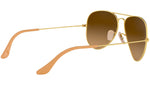 Aviator Gradient RB3025 112/M2 Gold Brown