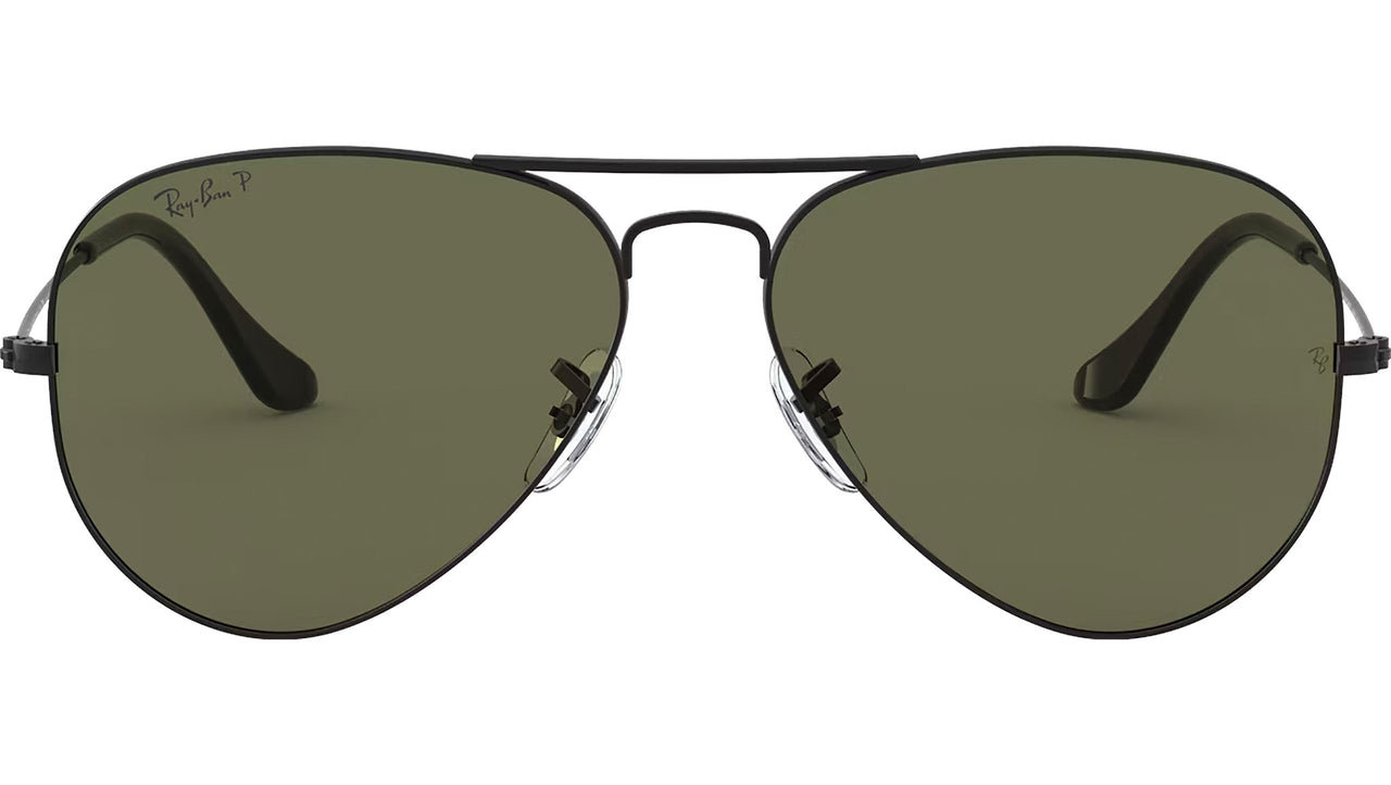 Aviator Classic RB3025 W3361 Matte Black Green