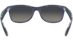 New Wayfarer Color Mix RB2132 matte blue on transparent